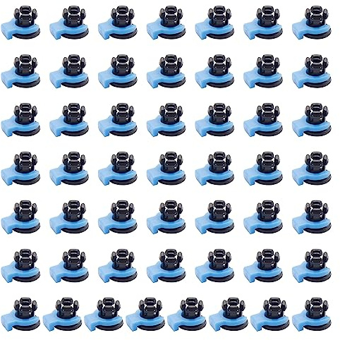 LEEINTO 10/20/30/50Pcs Clip Pipe Embedded Clamp Bowden Coupling for Metal V6 Heatsink Hotend Tube 4MM Collet Extruder Connector