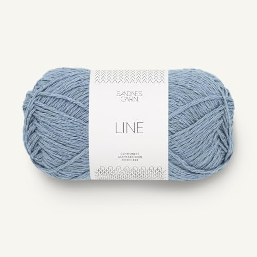 SANDNES GARN Line - Farbe: Blå Hortensia (6032) - 50 g/ca. 110 m Wolle