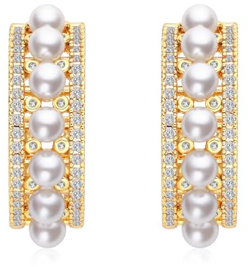 Multi-Farben Kristall oval Reifen Ohrringe für Frauen 925 Sterling Silber Post kleine Perle CZ Strass Reifen Ohrringe für Frauen