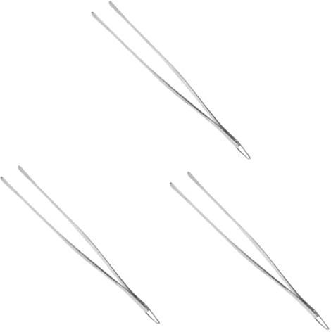Cabilock 3 Piezas pinzas con gancho pinzas para recoger alimentos pinzas de comida pinzas de cocina kitchen gadgets panelas cozinha pinzas espinas pescado pinza con gancho pinzas metalicas