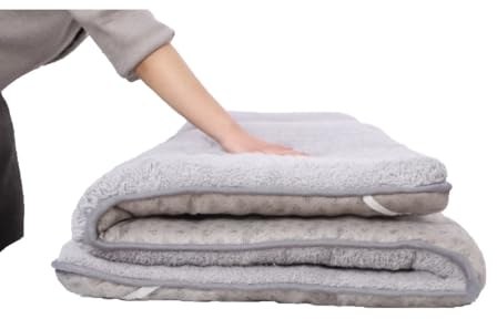 Matratze Verdickte Einzel-Klappmatratze Japanisches Futon-Gästebett tragbare Camping-Reisematte 90 x 200 cm (grau 90 x 200 cm)