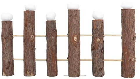 VANZACK Recinzione in Legno Per Albero Di Natale Recinzione Decorativa Da Giardino Accessorio Per Recinzioni Natalizie Decorazione Per Interni Fai Da Te