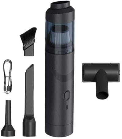 Aspirateur portable pour voiture | Aspirateur sans fil 200 W petit pour voiture, aspirateur à main rechargeable sans fil 19 000 Pa haute puissance avec cordon, sac, accessoires