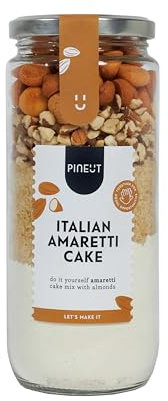 Pineut - Kuchen Backmischung Amaretti I Backmischung Weihnachten im Glas