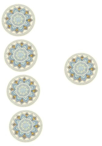 IMIKEYA 5 Stück Runde Tischaufkleber Tischdekoration Kreisaufkleber Runder Tisch Selbstklebende Aufkleber wasserdichte Tischaufkleber Tischfolie Hitzebeständig wasserdichte