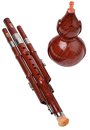 TOGEVAL Kürbisflöteninstrument Ethno-stil Blasinstrument Bakelit-kürbisflöte Chinesische Flöte Für Musikliebhaber