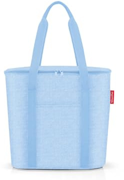 reisenthel termoshopper – kylväska för shopping eller picknick med 2 remmar – tillverkad av vattenavvisande material, Twist Powder Blue, Einheitsgröße