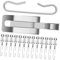 ASAKKURA Outdoor Heat Cable Clips Aluminum Roof Gutter Heat Clips Gutter Cable Clamp Kit Easy Install