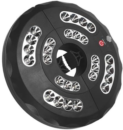 Luci per ombrellone da esterno, luce per 'ombrello, impermeabile, ricaricabile, 3 modalità regolabili, lampada per cortile, piscina, giardino, campeggio, barbecue, riunioni