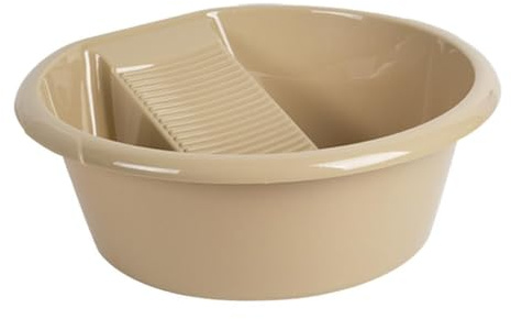 YWJLQH Asse Da Bucato, Portatile, per Uso Domestico, con Asse Da Bucato, Vasca per Biancheria Intima, Calzini E Pantaloni, Giallo