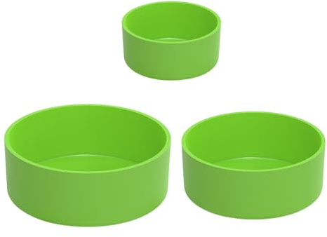 Beimus 3 Pièces Plats d'eau De Nourriture pour Reptiles Multitailles Base Antidérapante Bol d'eau Nourriture Sûr Et Convivial pour Amphibiens Et Petits Animaux Compagnie Vaisselle Reptiles À La