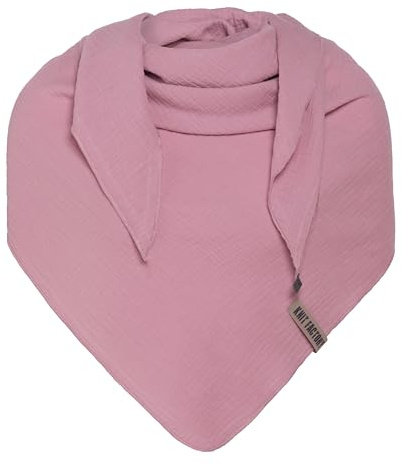 KNIT FACTORY - Liv Dreieckstuch - Tuch Schal für Damen - Weiches Musselintuch - Für Frühling und Sommer - 100% Bio-Baumwolle