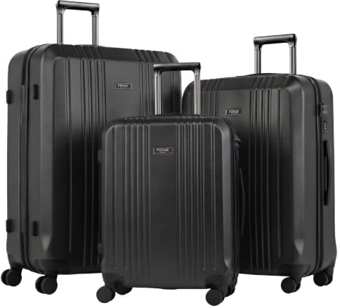 FERGÉ Kofferset 3 TLG Hartschale mit TSA-Zahlenschloß Cannes Reisekoffer Trolley-Set (Handgepäck, L, XL) 3er Set Hartschalenkoffer Roll-Koffer 4 sanfte Rollen robuster Polycarbonat Koffer