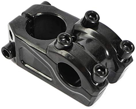 KHE FLAT BMX Vorbau 40 mm Schwarz 238 g 7005 Aluminium | 7005 Aluminium, nur 238 g, 40 mm Vorlauf, Toploader, 22,2 mm Lenkerklemmung, 1 1/8 Gabelschaft