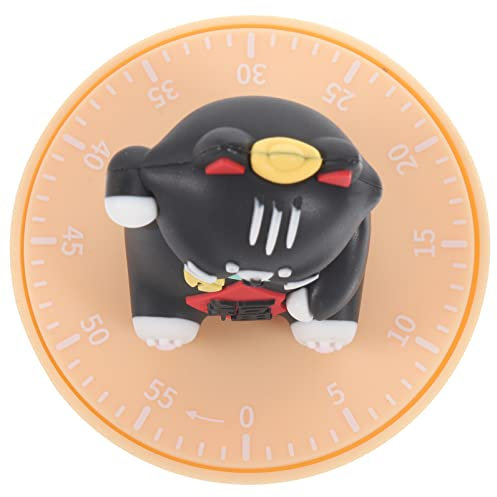 Kichvoe Timer Da Cucina Meccanico Minuti Timer Forma Di Gatto Senza Batterie Contatore Alla Rovescia Per Cucinare e Monitorare Attività