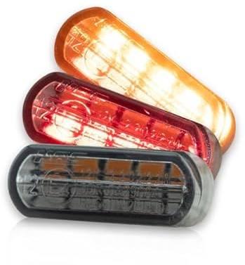 Progress-Line SMD Einbaublinker mit Rücklicht Heat, leicht gtönt, E-geprüft, 1 Paar