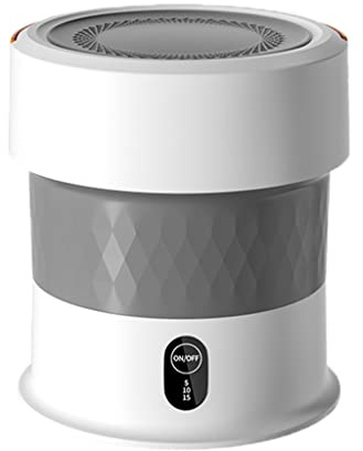 WolFum Pratique Pliante Machine à Laver Ménage Mini Sèche-Linge Culottes Vêtements Petites Chaussettes (Couleur : Gris)