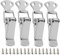 Antesen 4 Pack Stainless Steel Tension Clasp Spring Toggle Latch Hasp Catch Clamp Clip for Door Window Furniture Hardware Suit Drawer Toolbox Closet Cabinet Case Box