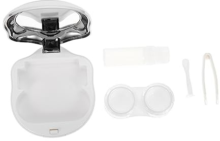 BCOATH Estuche para Lentes De Contacto Cosméticos Pequeño y Ligero Estuche Forma De para Exteriores
