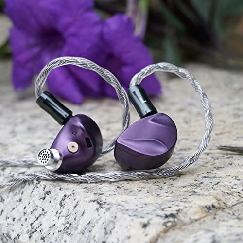 Sxhlseller in Ear Monitor Headphones, HiFi Wired Earbuds, 13mm Dual Cavity Dynamic Driver IEM Earphones with Detachable Cable, Bass, Normal & Treble Modes for Singer Musicians Drummers DJ
