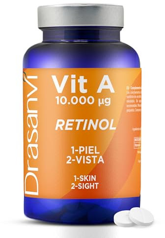 AMAZON VITAMINA A RETINOL 180 COMPRIMIDOS DRASANVI