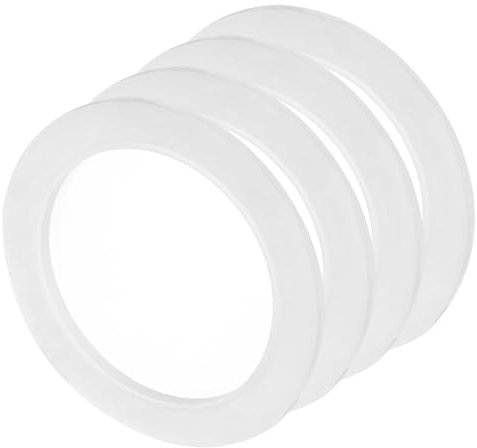 QUARKZMAN 4 Rollos Cinta de Película de Poliéster Transparente, Cinta PET Aislante Resistente al Calor y a Altas Temperaturas para Transformadores, Posicionamiento de Logotipos 5S, 3.2mmx66m