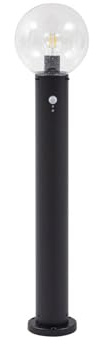 Lindby Luminaire extérieur à intensité variable (Moderne) en Verre (1 lampe,à E27), Borne lumineuse luminaire pour socle