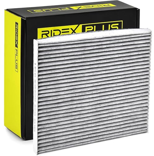 RIDEX PLUS 424I0375P Innenraumfilter Pollenfilter Aktivkohlefilter Höhe: 25 Breite: 250 Länge: 235 Kompatibel mit FIAT Ducato Kastenwagen 250, 290 Ducato Pritsche/Fahrgestell 250, 290, CITROËN