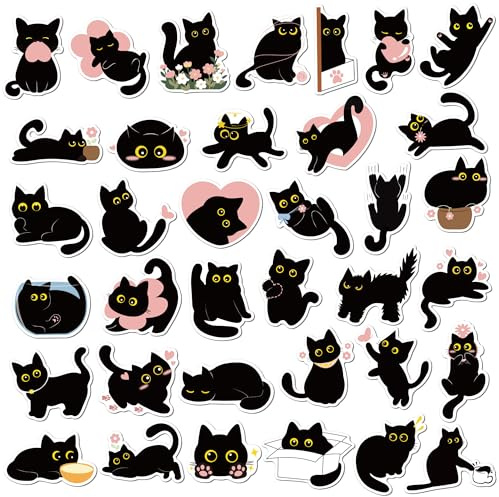 Zosutetoxo Fridge Magnets, Magnete Kühlschrank Mit Schwarze Katzen Design, Kühlschrankmagnete Set Für Magnetwand Kinder & Ästhetik Deko