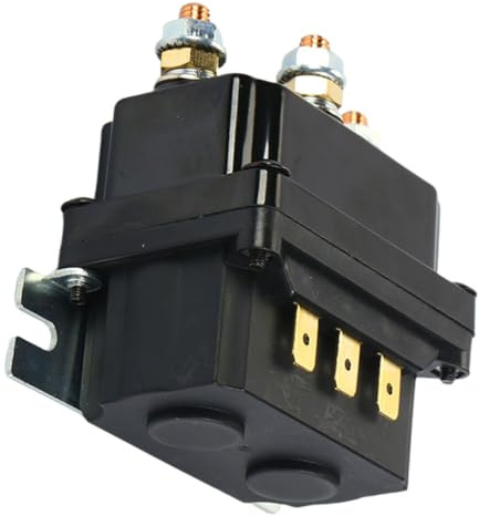 Mikikit Windenrelais Kurzsäule Elektrisches Magnetrelais Offroad Fahrzeug Winch Solenoid Atv Utv Ersatzteil für Seilwinde
