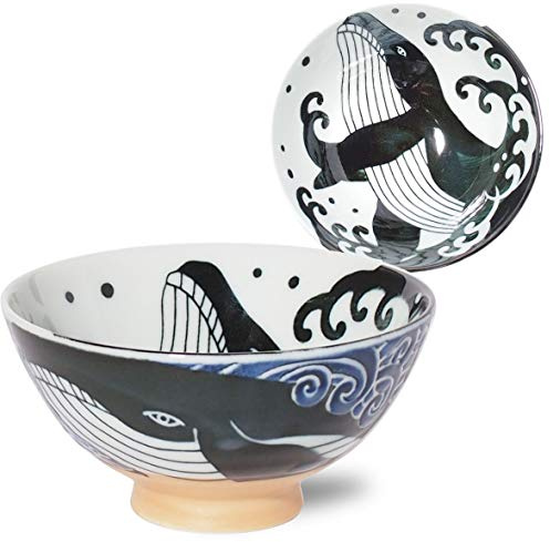 Minoru Touki Surf-Dinner, mittelgroß, 11,9 x 6,1 cm, Blau