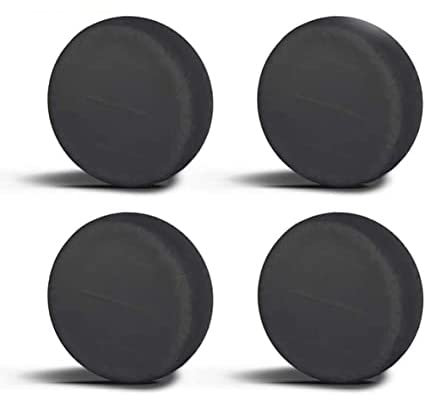 Aebitsry Tire Covers for RV Wheel,(4 Pack) Motorhome Wheel Covers Waterproof 420D Oxford Cloth,Sun UV Tires Protector for Trailer,Camper,Van,Universal Fits 24to 32Car Tire Diameter (Black, 24-26)