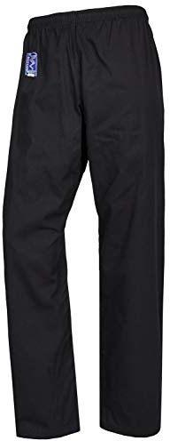 Bay Sports Defense Hose 12 Unzen 100% Baumwolle, verstärkte Knie, für SV, Krav MAGA, Judo, BJJ, SV, Self Defence, Ju Jutsu, (190 - XL)