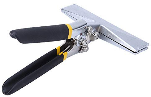 EVTSCAN Latest 6in Seaming Pliers Straight Metal Former Bender Hand Bending Tool Multifunction Folding Pliers 1.4in Jaw Side Width Bender Hand Tool for Bending and Flattening