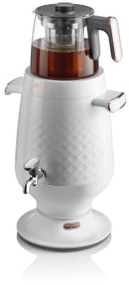 Arzum AR3083W Electric Samovar Teamaker, 2200W, White