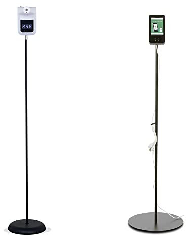 Gocciasana Termoscanner con piantana più Lettore QR code Green Pass e Super Green Pass| Termoscanner professionale automatico | Lettore green pass automatico