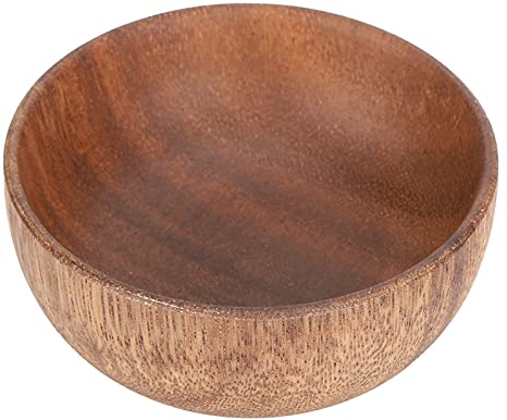 Ciotola per Spezie da Cucina, Ciotola Piccola in Legno per Uso Alimentare Ciotola per Stoviglie da Immersione Giapponese Multifunzione per Zuppe da Cucina Ciotola Decorativa per