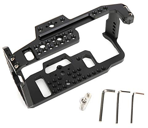 Camara-Stabilisator, Verschleißfestes Kamerakäfig-Verlängerungsrahmen-Set aus Aluminiumlegierung für BMPCC 4K/6K-Kinokameras