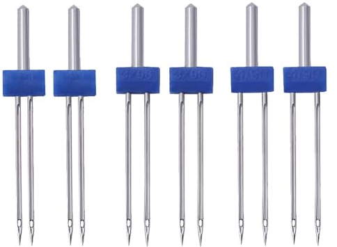 Jersey de Doble Aguja - 6 Agujas Gemelas para Máquina de Coser