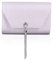MICHELLE MOON Handtasche Damen Klein Elegant mit Glitzer | Abendtasche Flieder | Clutch Flieder für Hochzeit, Party und besondere Anlässe | Handtasche Damen Flieder mit abnehmbarer Schulterkette