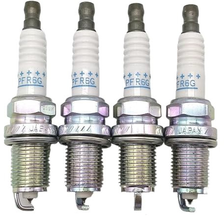 BDAKQJV Zündkerzen für Auto, Platin, 4 Stück, 22401AA531 22401-AA530