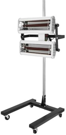 Lámpara de curado de pintura Lámpara De Curado De Pintura Infrarroja Móvil De 2000W, Lámpara De Calor For Secado Y Horneado For Pintura En Aerosol Fija For Coche Con Cabina De Pulverización Con Soport