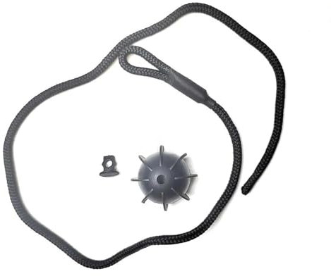 nongyo Kompatibel Mit VW Für Golf MK5 MK6 Für GTI Für Rabbit Für R R32 R20 2 Stück Hutablagenschnur Schnur Tonneau-Abdeckungsband Heckklappen-Kofferraum 1K6863447A Auto Hutablagen Schnur