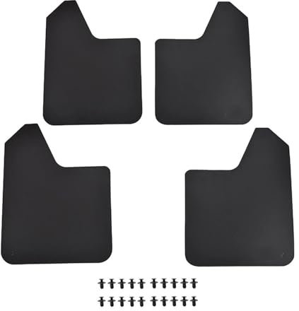 Paraspruzzi Auto Per Citroen Per Jumper Per Relay 1990-on 15 X 11.5 4 Pezzi Larghi Paraspruzzi Racing/Rally Paraspruzzi Paraspruzzi Parafanghi Allargati Auto Fender Mudflaps(4pcs-set Black)