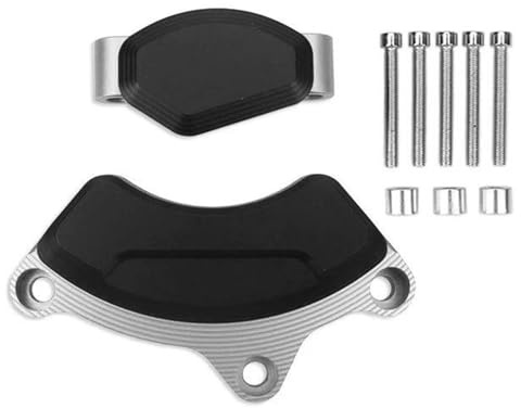 CYDJML Motorrad Sturzschutz Motorrad-Rahmengleiter, Sturzpads Für S1000RR (2019–2021), Verkleidungs-Absturzschutz Crash Protector Sturzpads(Silber,X-2)