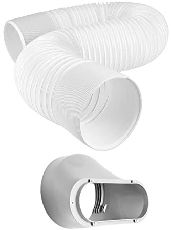 LOLIPPYY Tubo Flexible para Aire Acondicionado Portátil con Adaptador para Reemplazo de de Escape y Ventilación
