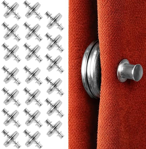 20 Pairs Strong Magnetic Curtain Clips, 2500 Gauss
