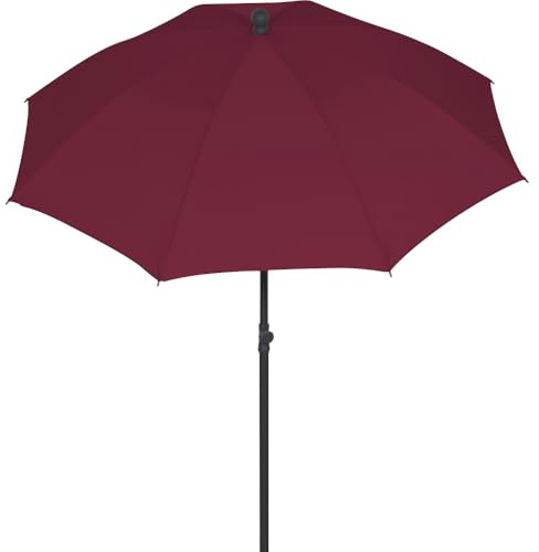 Siena Garden City Push Mittelstockschirm Ø180 cm Plum