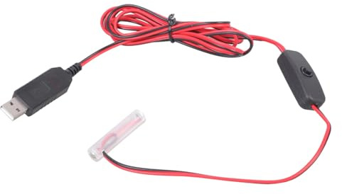 TQUXNGA Convertisseur USB vers 1,5 V pour appareils à batterie unique avec accessoire de batterie