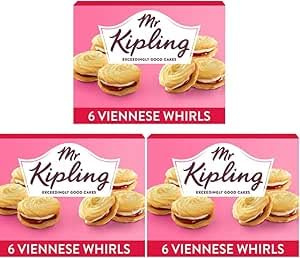 Viennese Whirls 3 Packs of 6 Mr Kiplings (3 Boxes of 6)